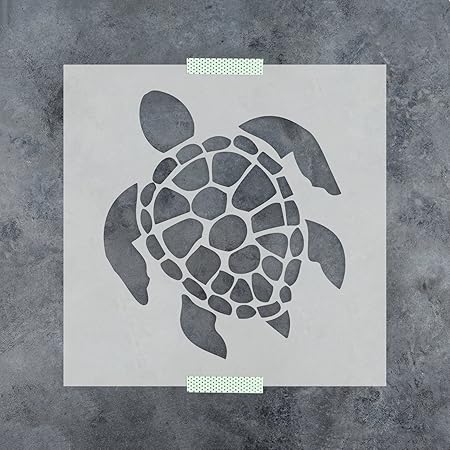 Turtle Stencil Template Reusable Stencil With Multiple Sizes Available