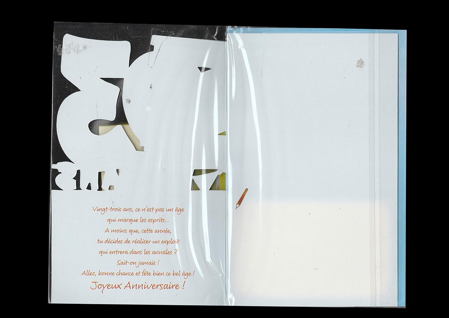 Carte De Voeux Avec Texte Et Enveloppe Ref Joyeux Anniversaire 23 Ans Ja23 Decorations Et Accessoires De Fetes Cuisine Maison Eng Bouldermicrofinance Org