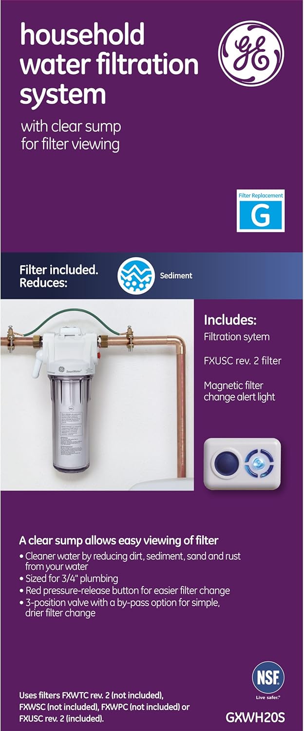 GE GXWH20S Standard Flow Whole Home Filtration System: Home Improvement