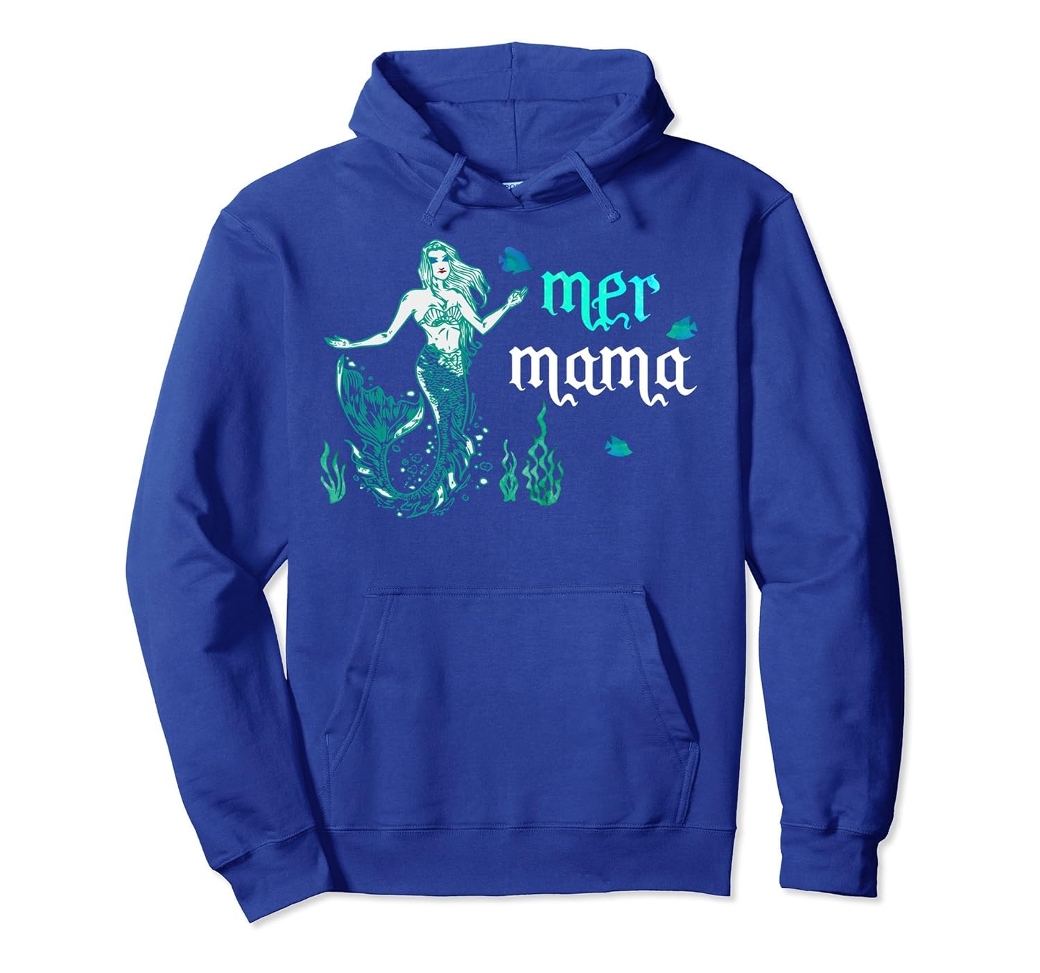 Funny Mermom Mermama Hoodie Best Personalized Birthday Gift-anz