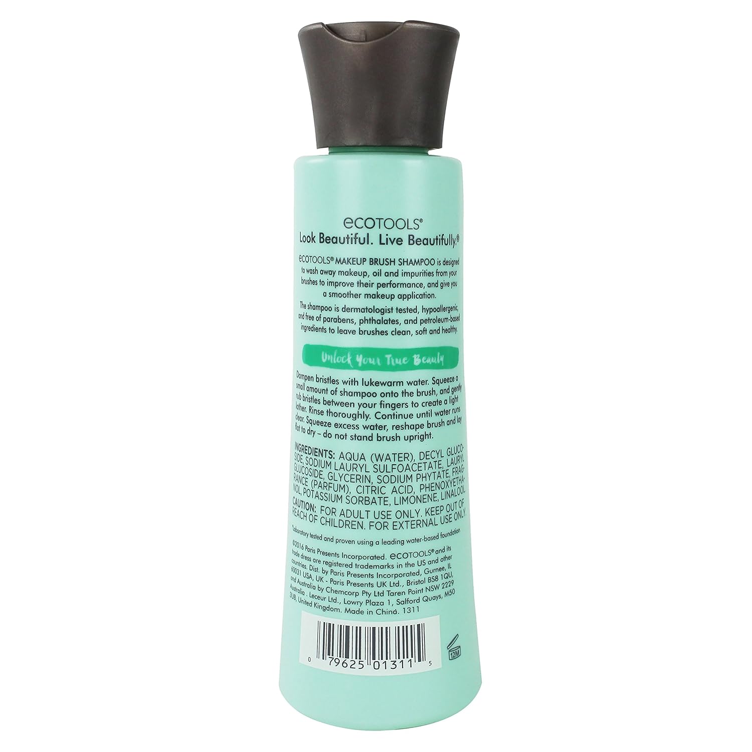 Ecotools Makeup Brush Cleaner Cleansing Shampoo, 6 oz, Pack of 2: Beauty