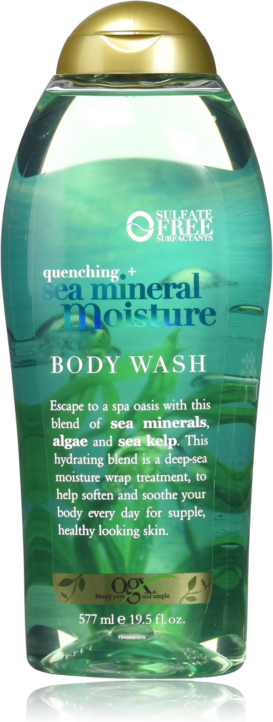 Ogx Body Wash Sea Mineral Moisture 19.5 Ounce (577ml) by (OGX) Organix