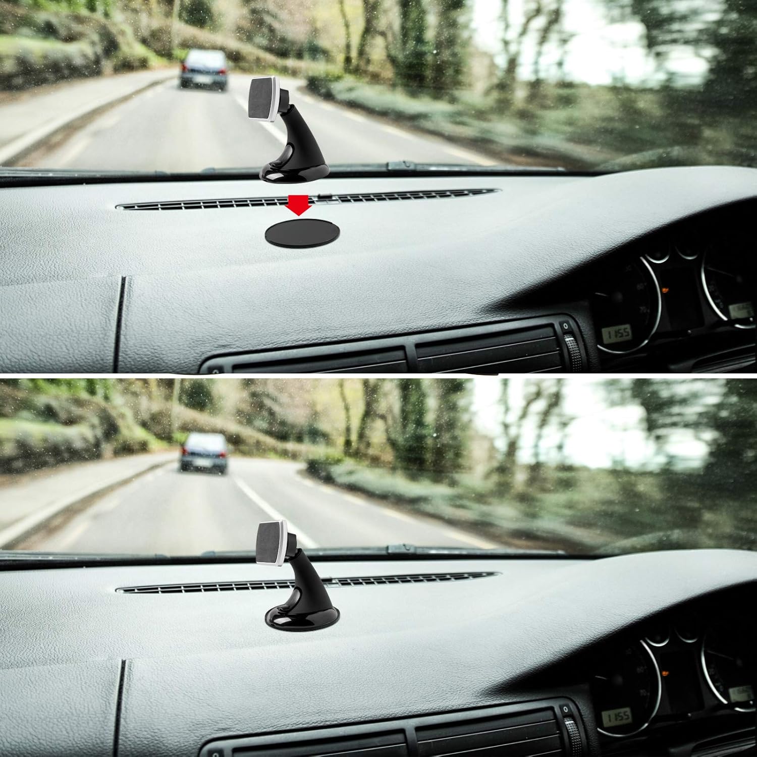 8 Piece Disc Dashboard Pad Suction Cup Mounting Disc Adhesive Dashboard Mount Disc Stick on