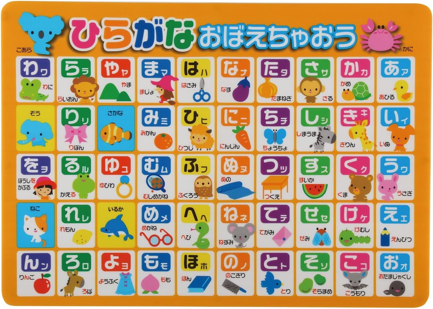 Bathroom Poster hiragana 2647 (japan import)