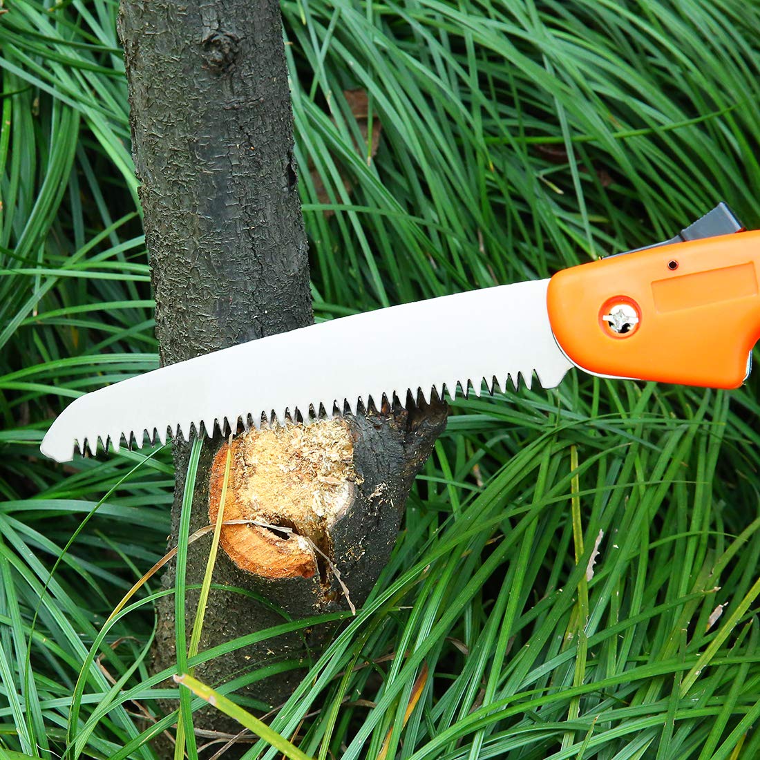 HARVET Folding Hand Saw,7 Inch Blade, Perfect for Wood, Bone, PVC, Tree Pruning, Camping, Hunting