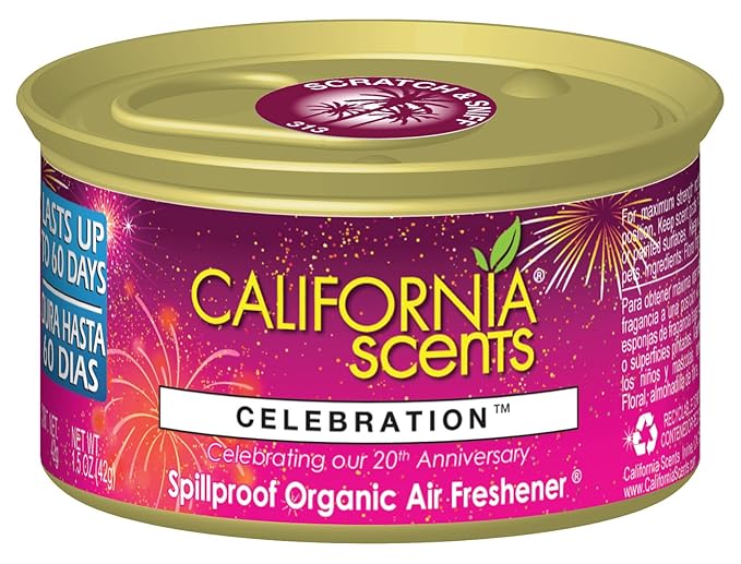 California Car Scents CAN-12313 California Scents - Celebration Jubiläumsduft Duftdose fürs Auto