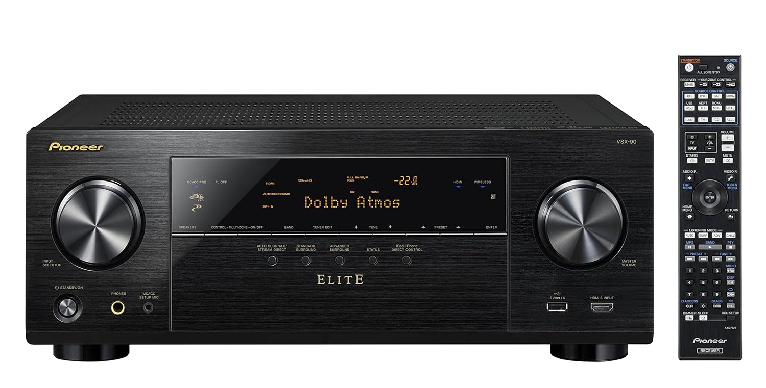 Pioneer Elite VSX-90 7.2 Channel A/V Receiver (Black)