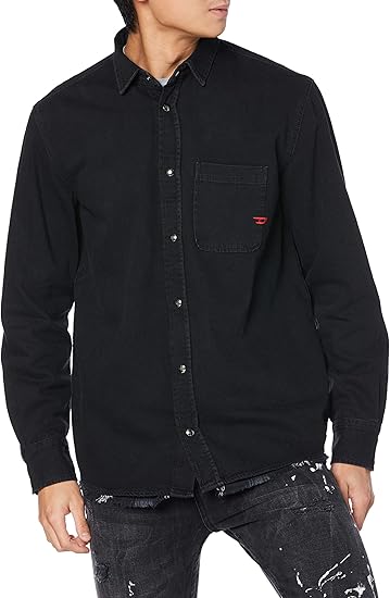 Amazon ディーゼル Diesel メンズ デニムシャツ リバーシブル Abdaa シャツ 通販