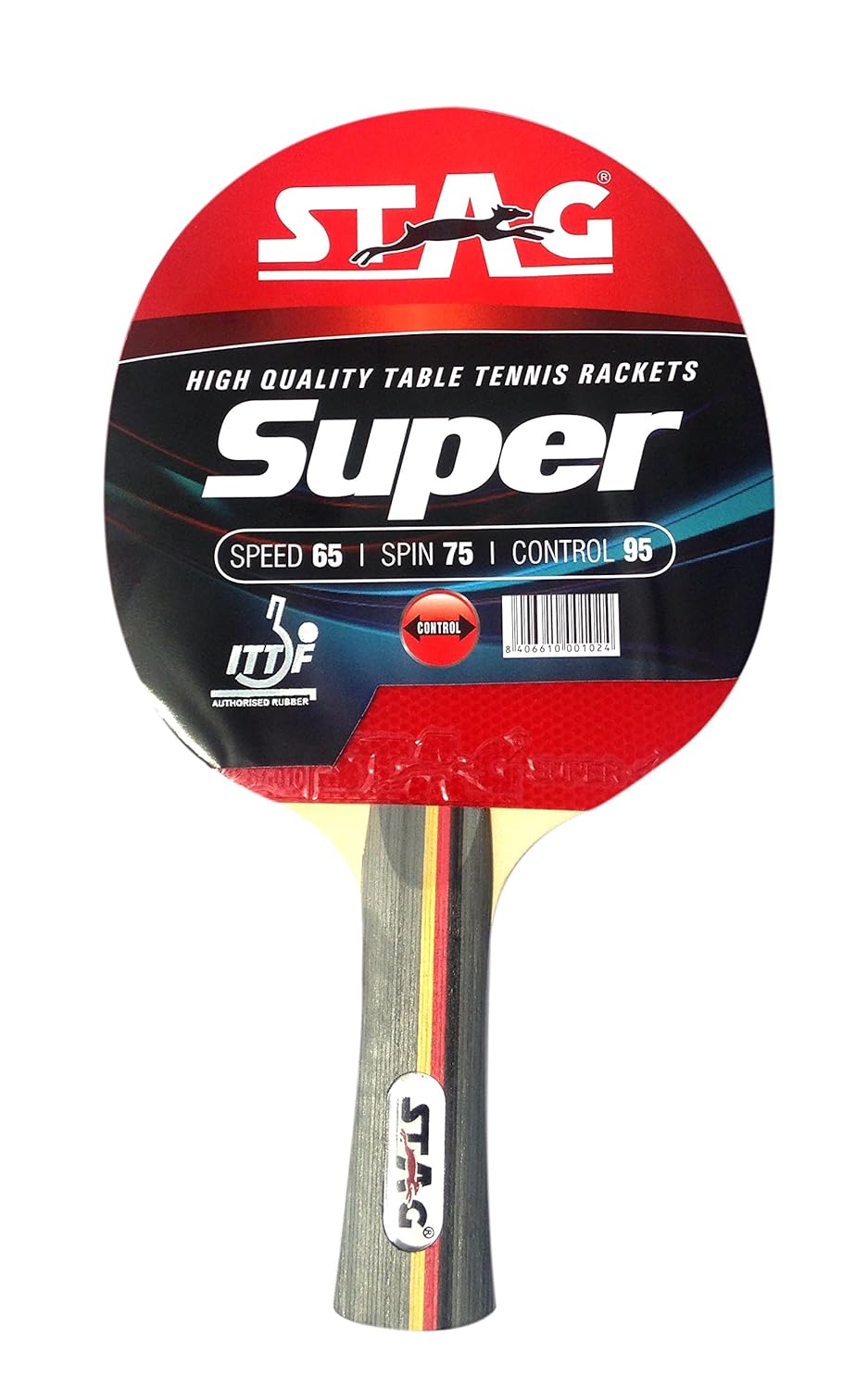 Buy Stag Super Table Tennis Racquet( Multi Color, 174 grams