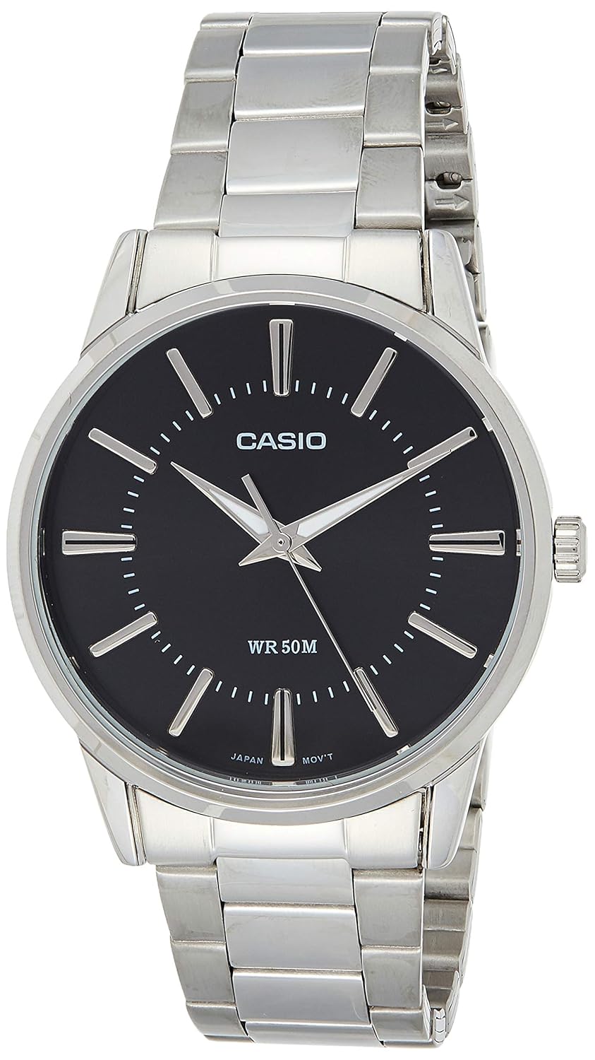 casio enticer black dial men's watch
