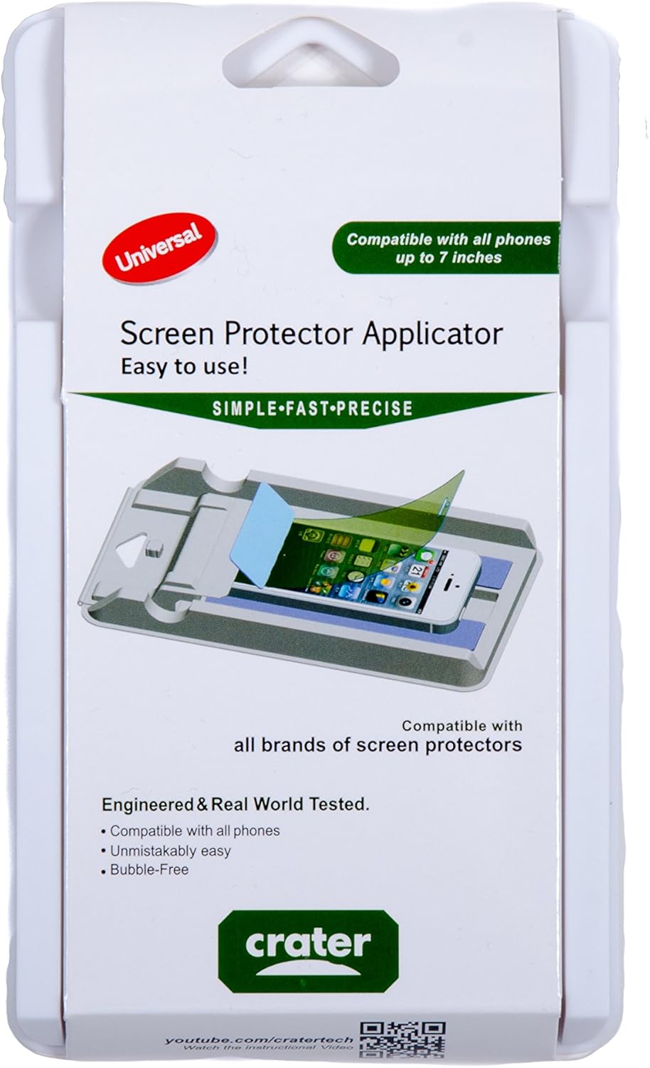Crater Universal Screen Protector Applicator (White) Amazon.co.uk