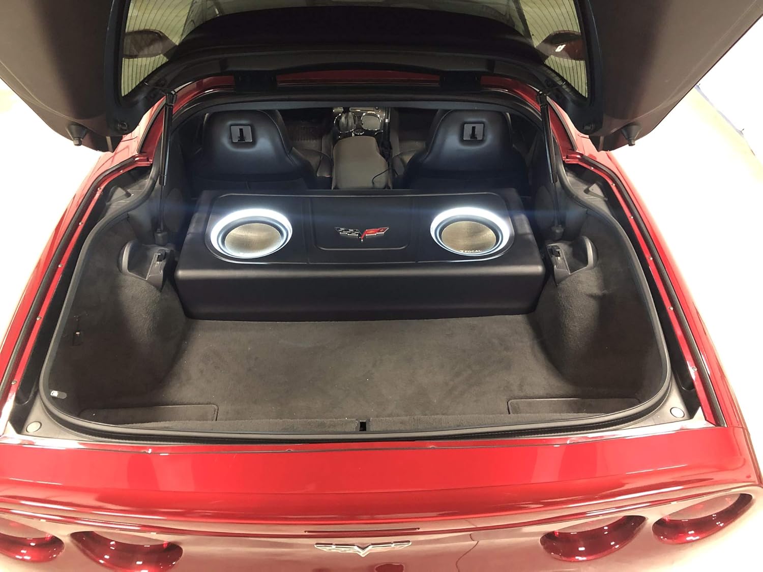 c6 corvette custom sub box