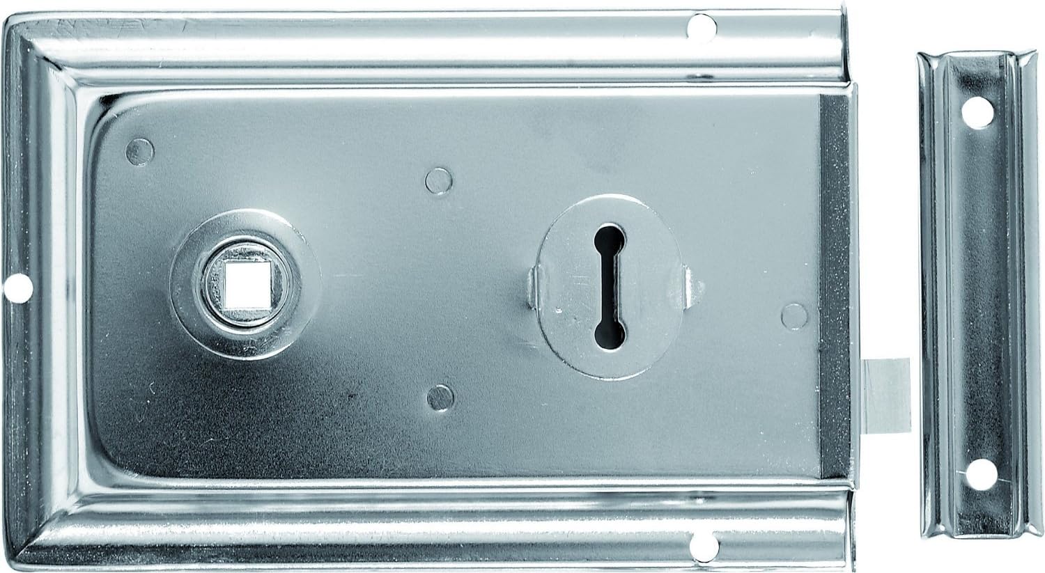 Rim Sash Lock Chromed Rimlock Sashlock 150mm X 100mm Merriway Bh 150 X 100 Mm 6