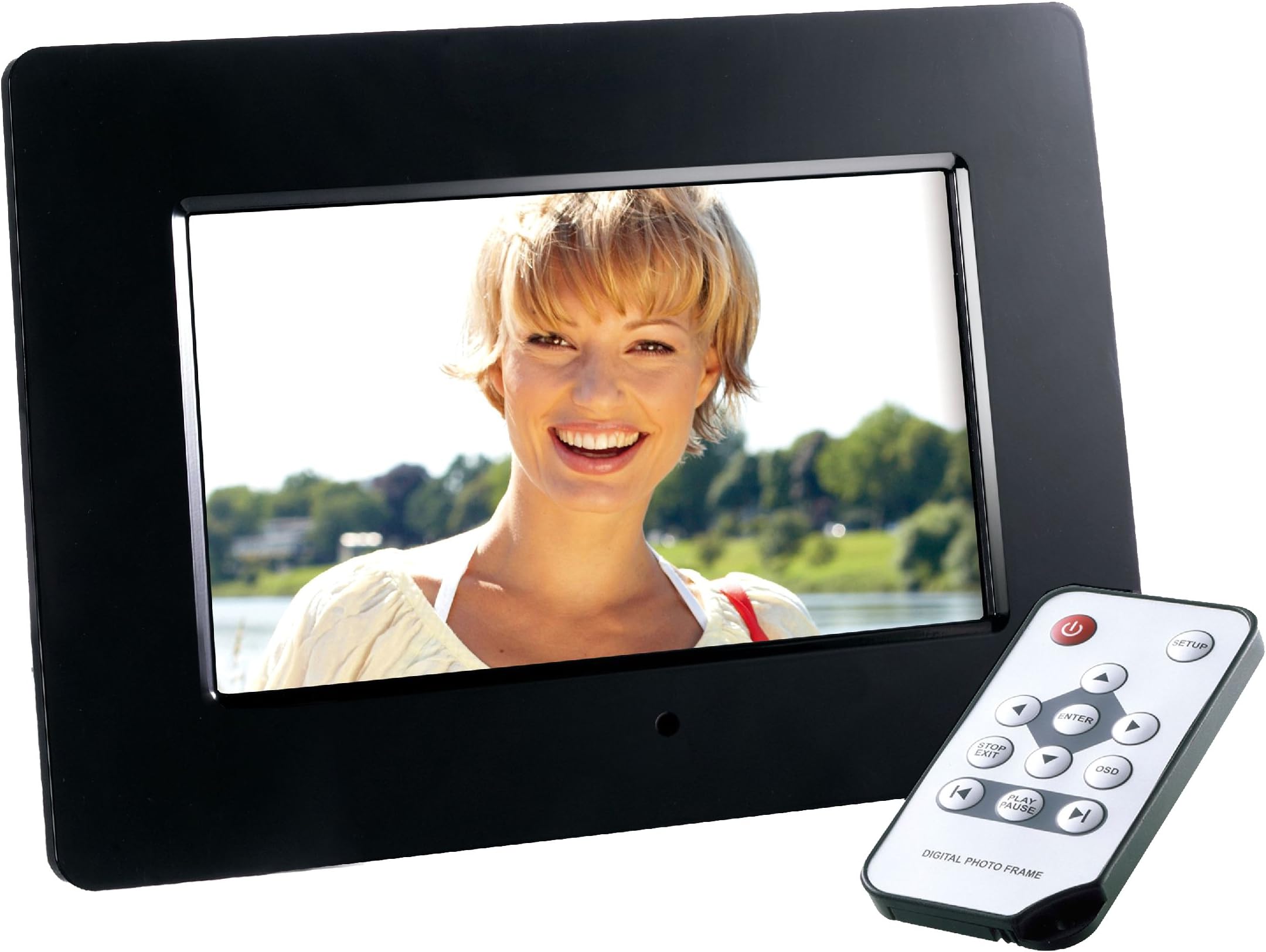 Intenso Agent Addition 7 Black Digital Photo Frame