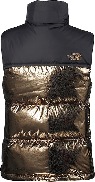 the north face 1996 retro nuptse jacket metallic copper