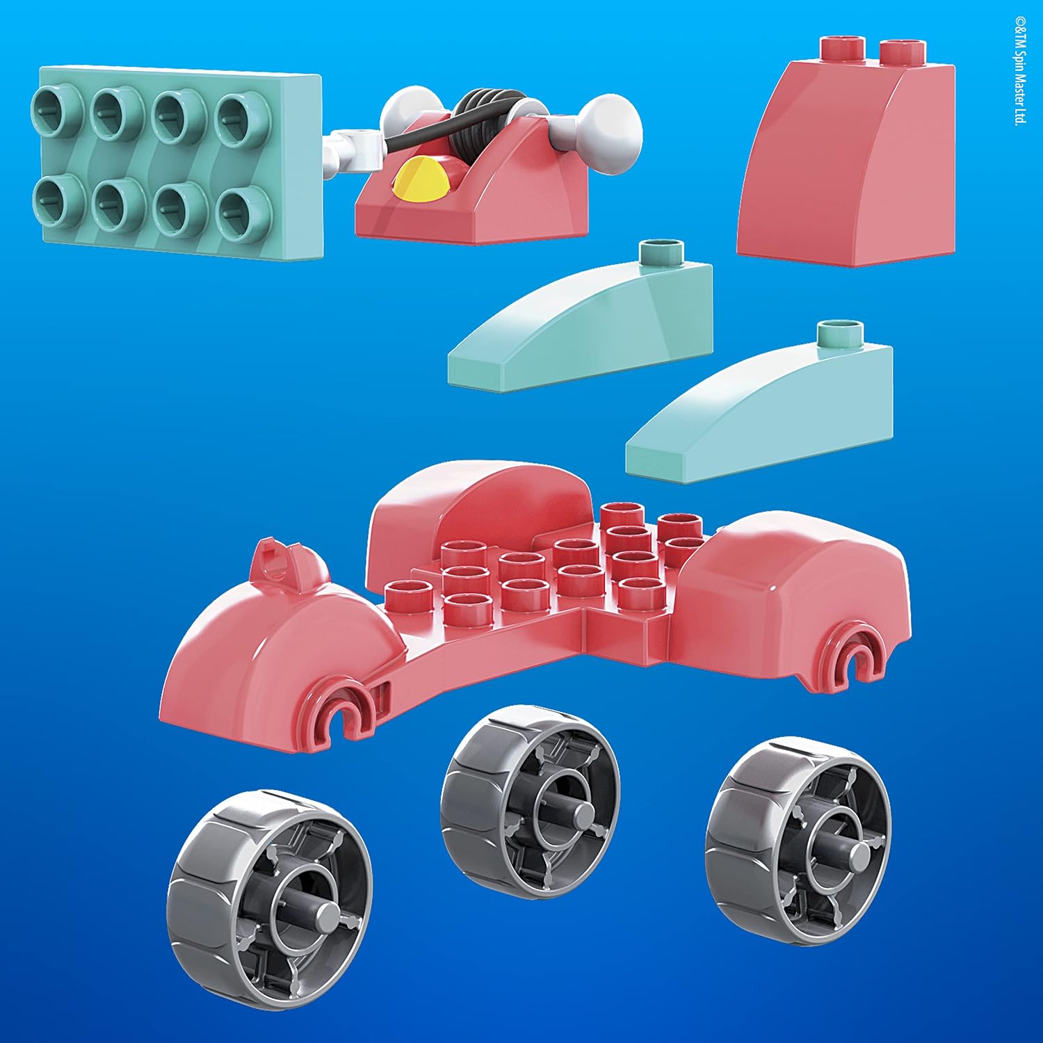 Mattel GYH94 Mega Bloks Paw Patrol The Movie: Liberty’s City Scooter Set, Multicolor, 10.16 cm*10.16 cm*17.78 cm - Image 4