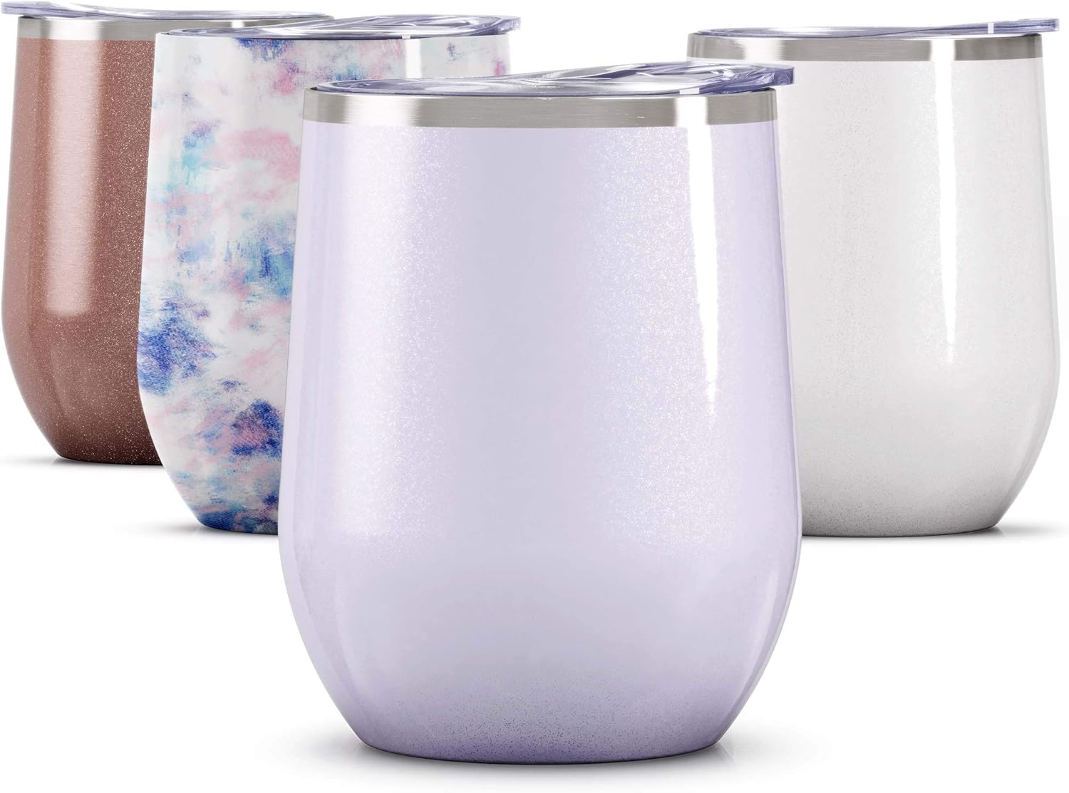 Maars Drinkware BV12ALL0501 Maars BEV Steel Stemless Wine Glass