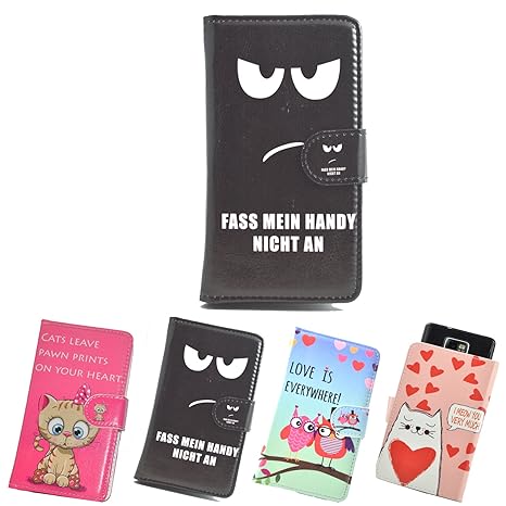ikracase Slide Motiv Hülle für ZTE Blade A530 Smartphone Handytasche Handyhülle Schutzhülle Tasche Case Cover Etui Design 2 -
