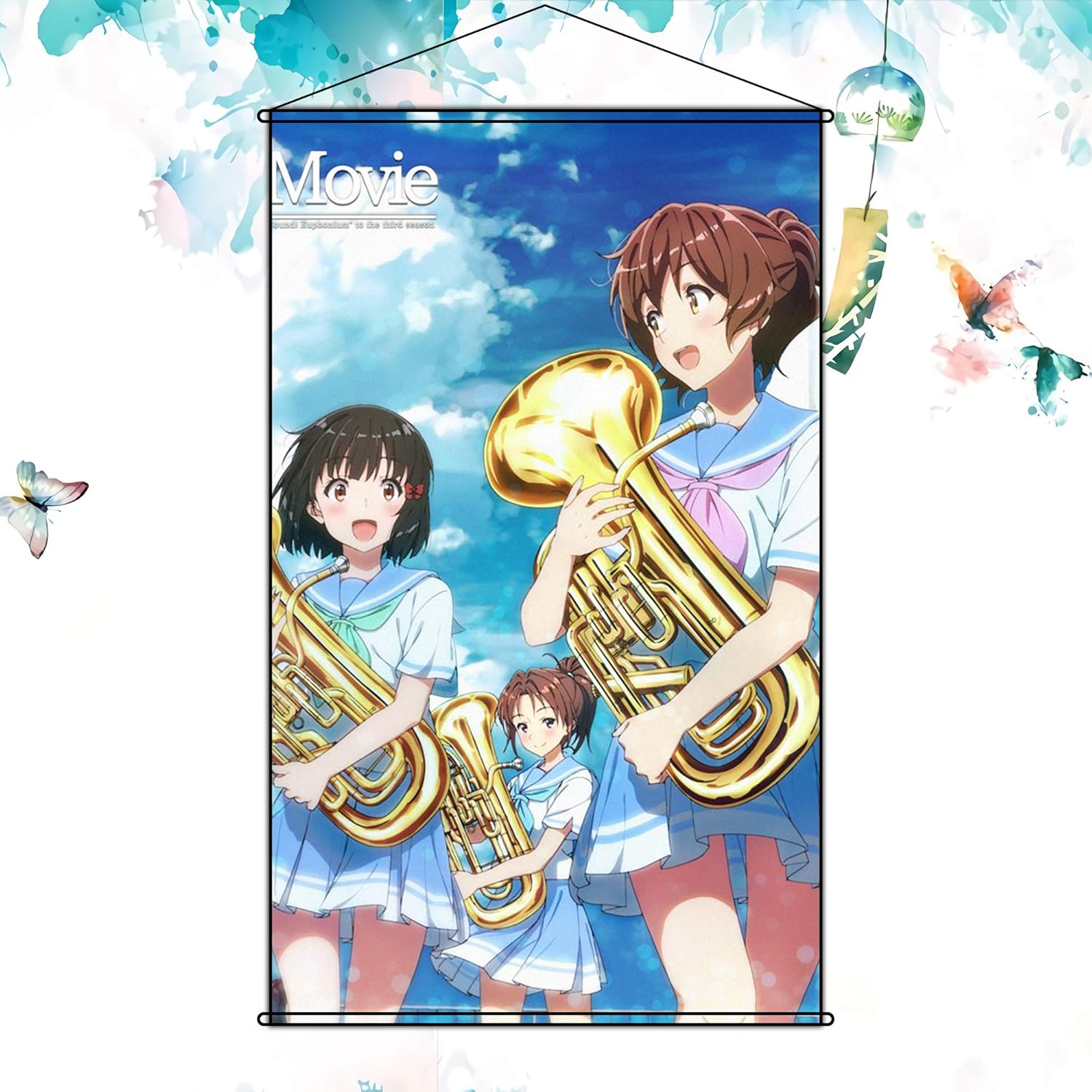 アニメゾーン タペストリー 響け ユーフォニアム 北宇治高校吹奏楽部へようこそ おうまえくみこ Oumae Kumiko ポスター掛ける絵 カスタム可能 約 約60cmx90cm アニメ 萌えグッズ 通販 Amazon