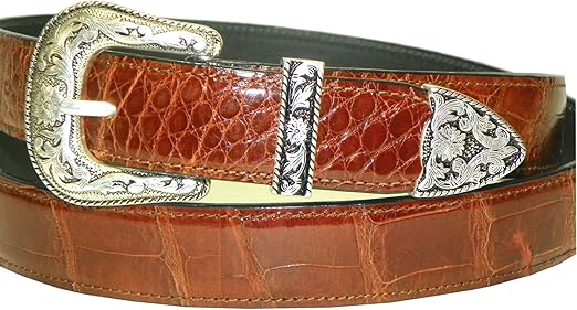 genuine alligator belt mens