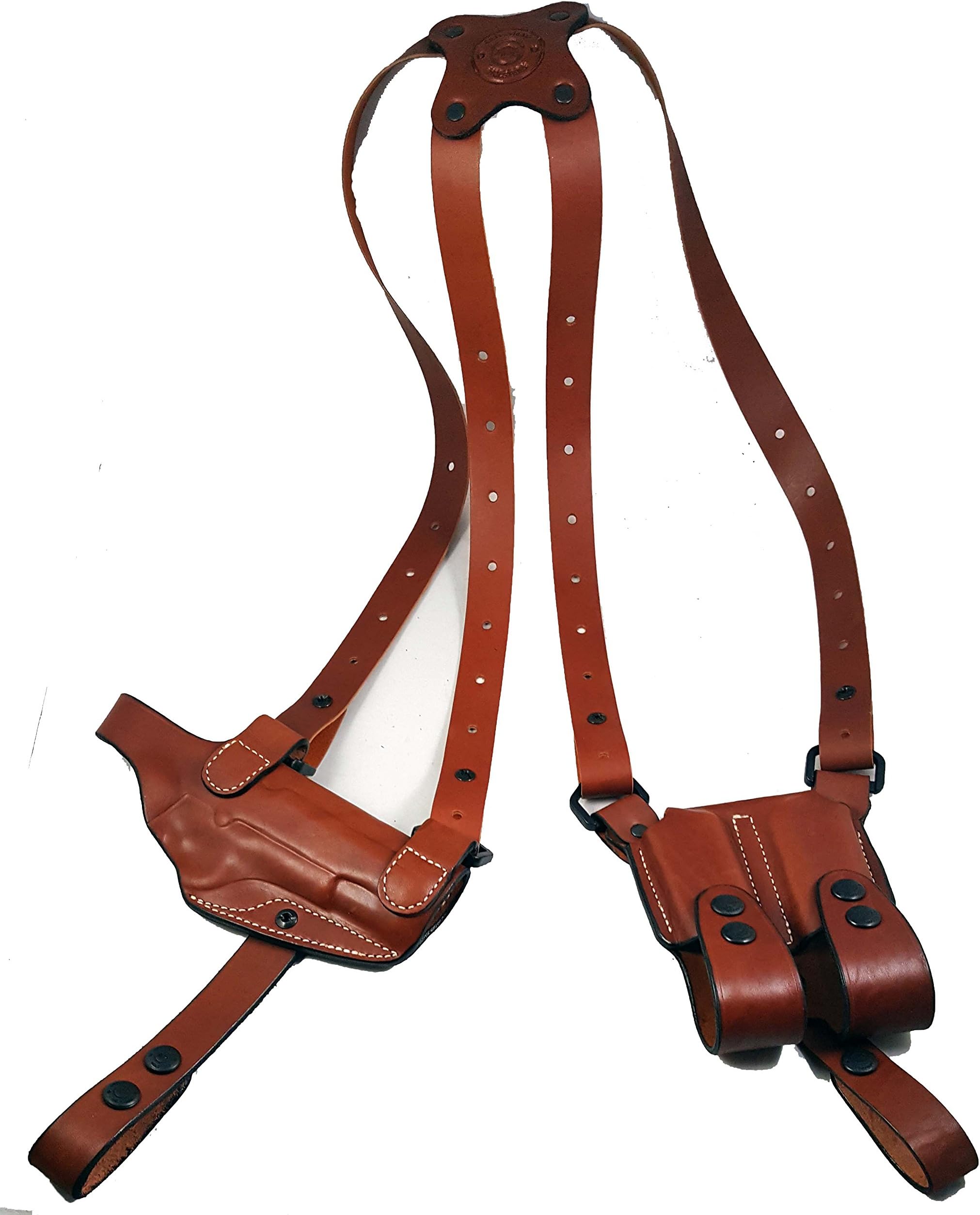 Signature Series Tan Horizontal Leather Shoulder Holster