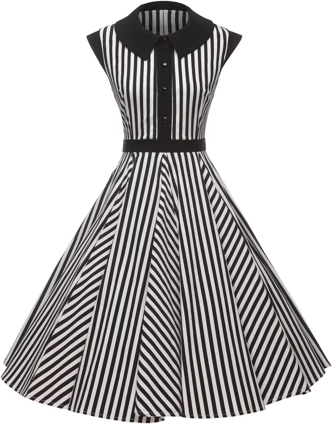 GownTown Women's 50's Cap Shoulder Knee-Length Vintage Church Dresses