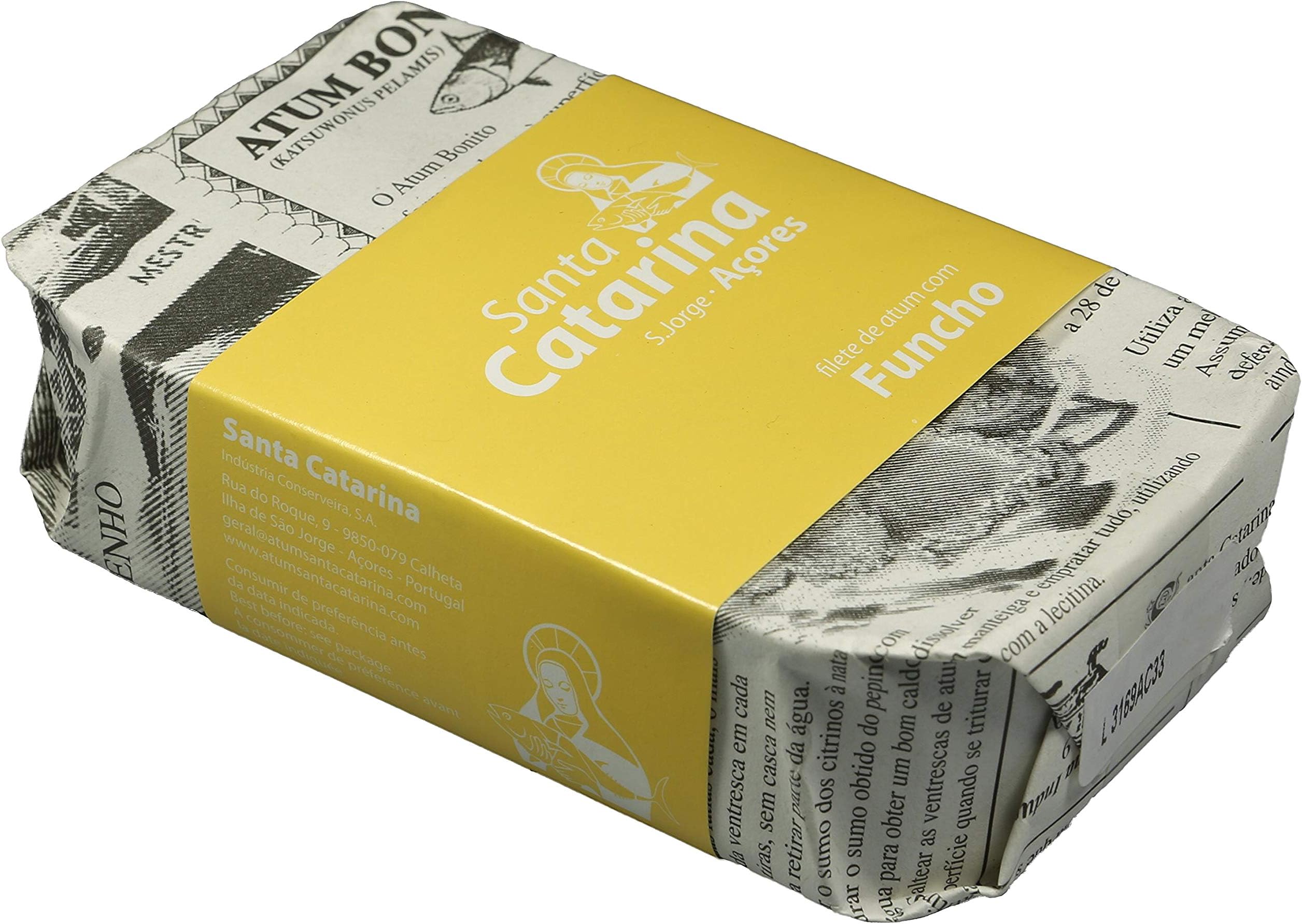 Santa Catarina Tuna Fillets in Olive Oil and Fennel Seed 120 g (Pack of 2)