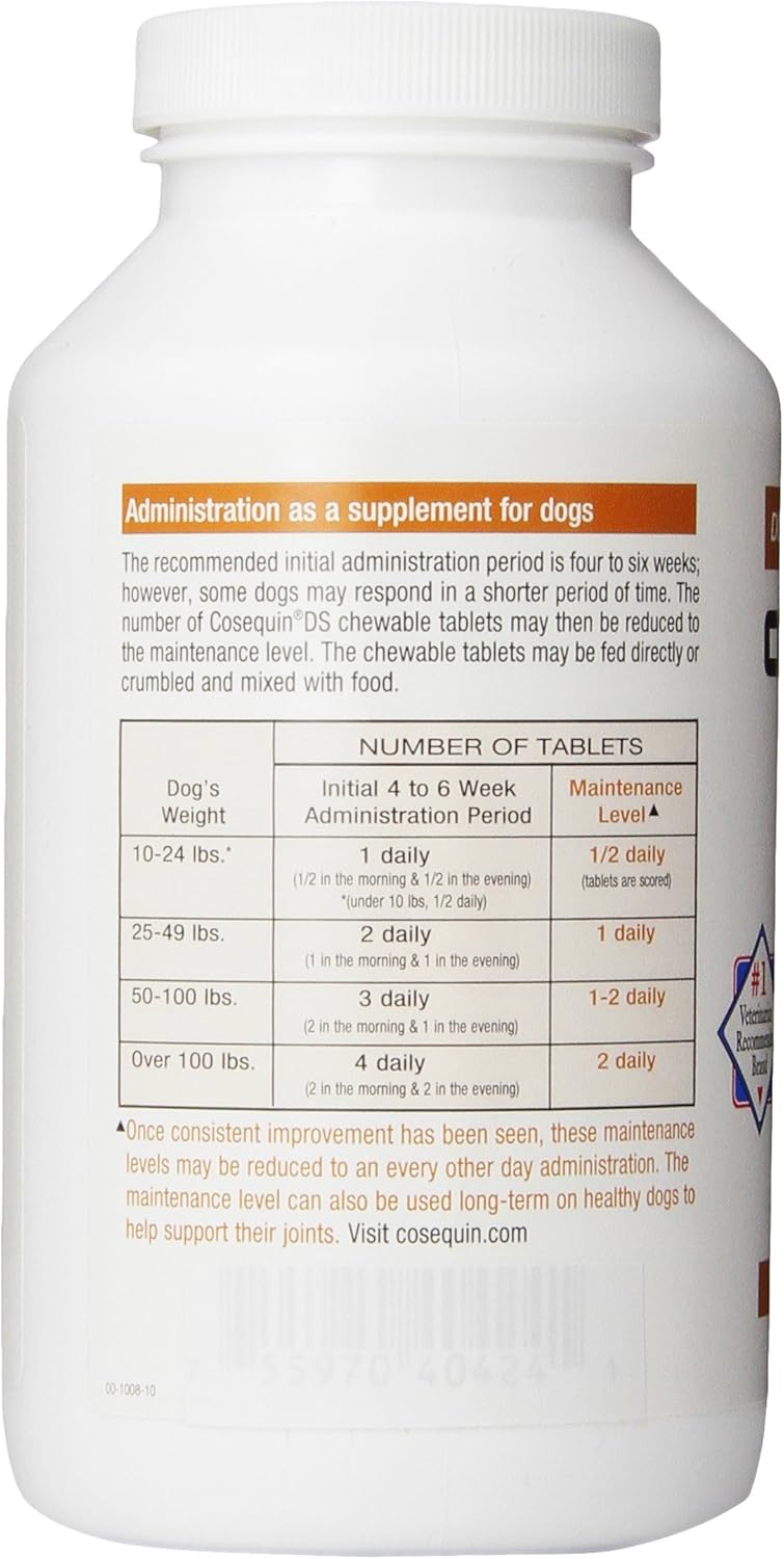 cosequin ds 250 chewable tablets
