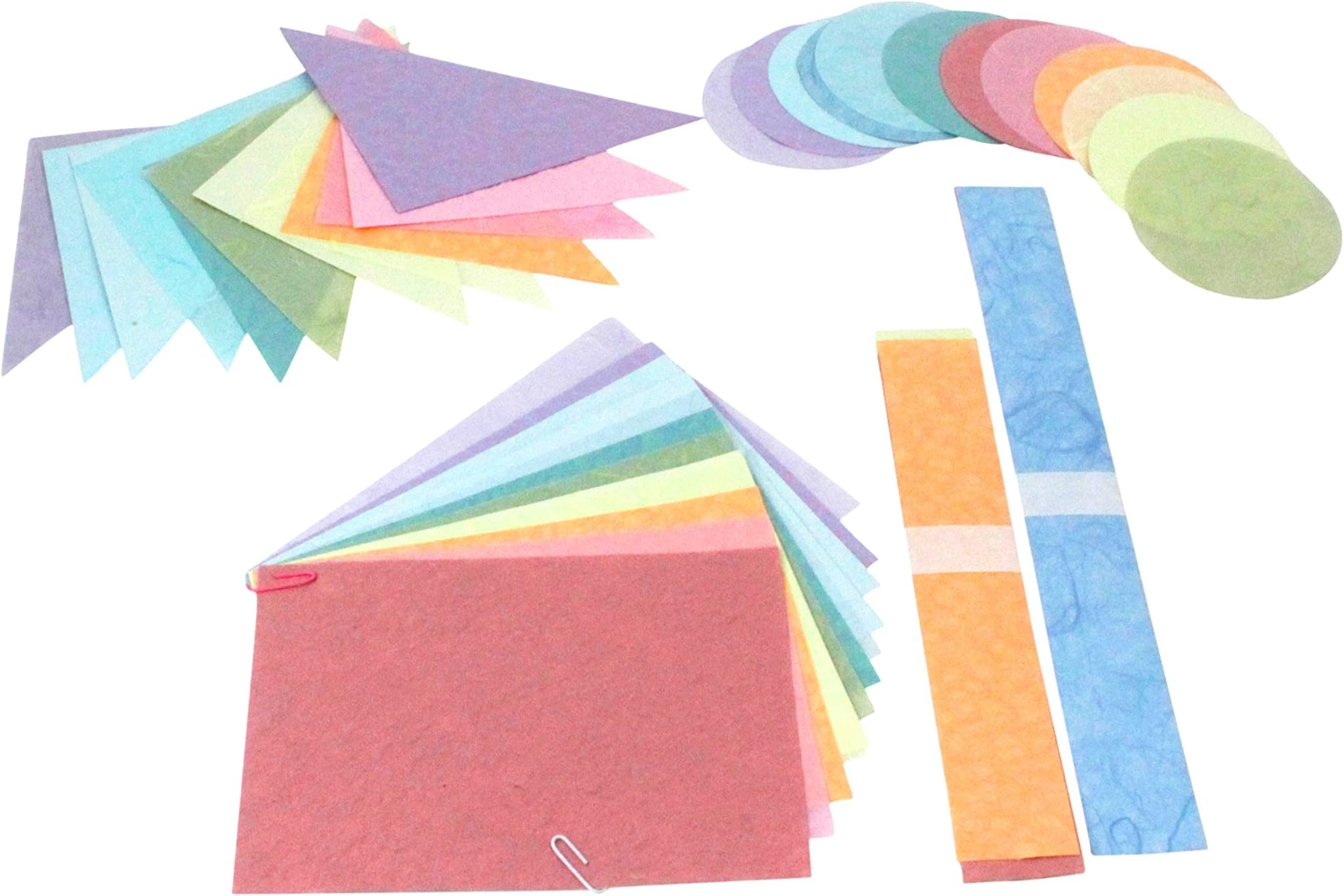 DMD Paperbilities Geometric Shapes, Pastel Colors - 180 pieces