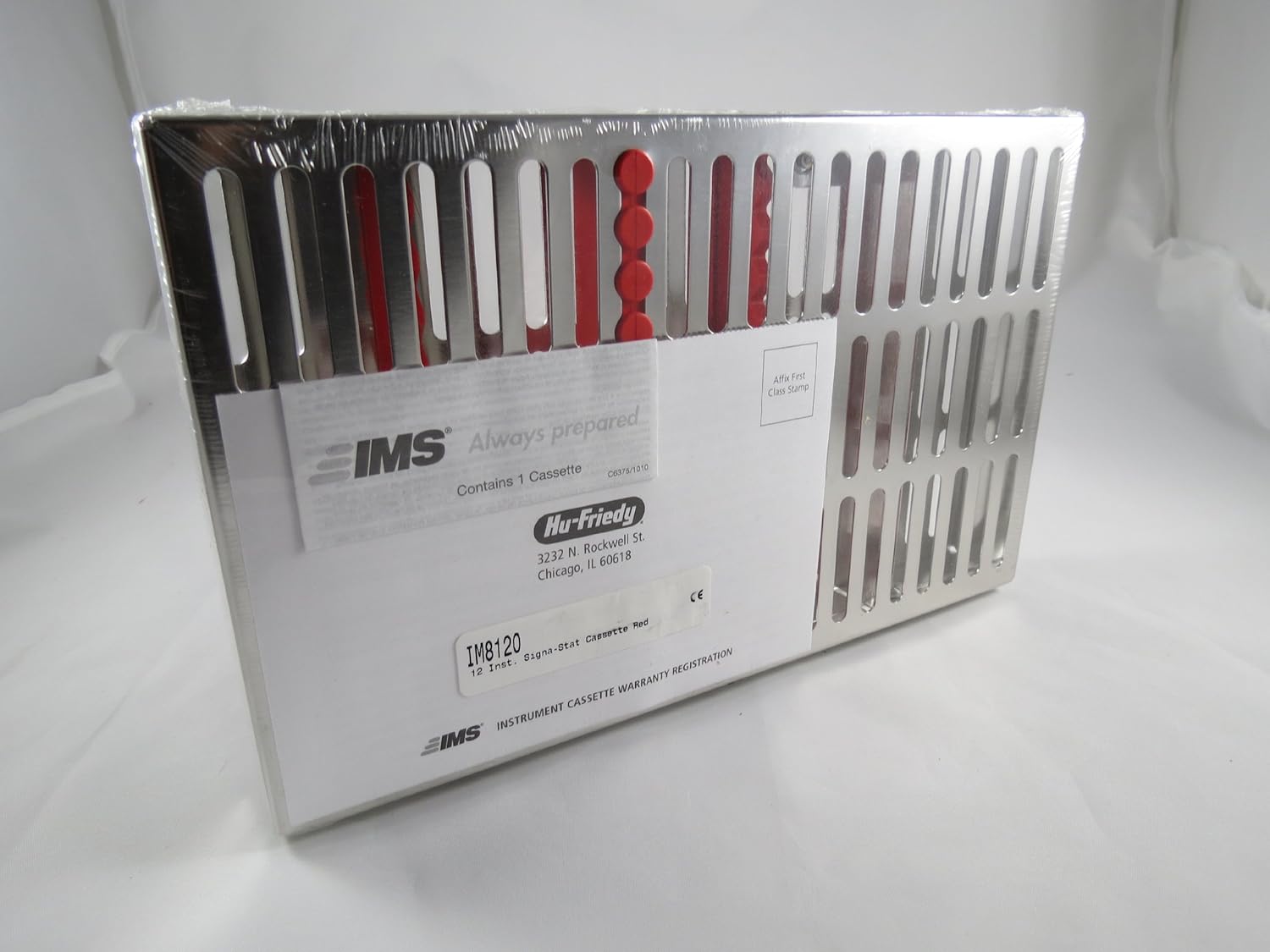 Dental Cassette 12 Instruments Signa Stat Red IM8120 HU