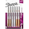 Sharpie Metallic Permanent Markers, Fine Point, Assorted Colors, 6-Count