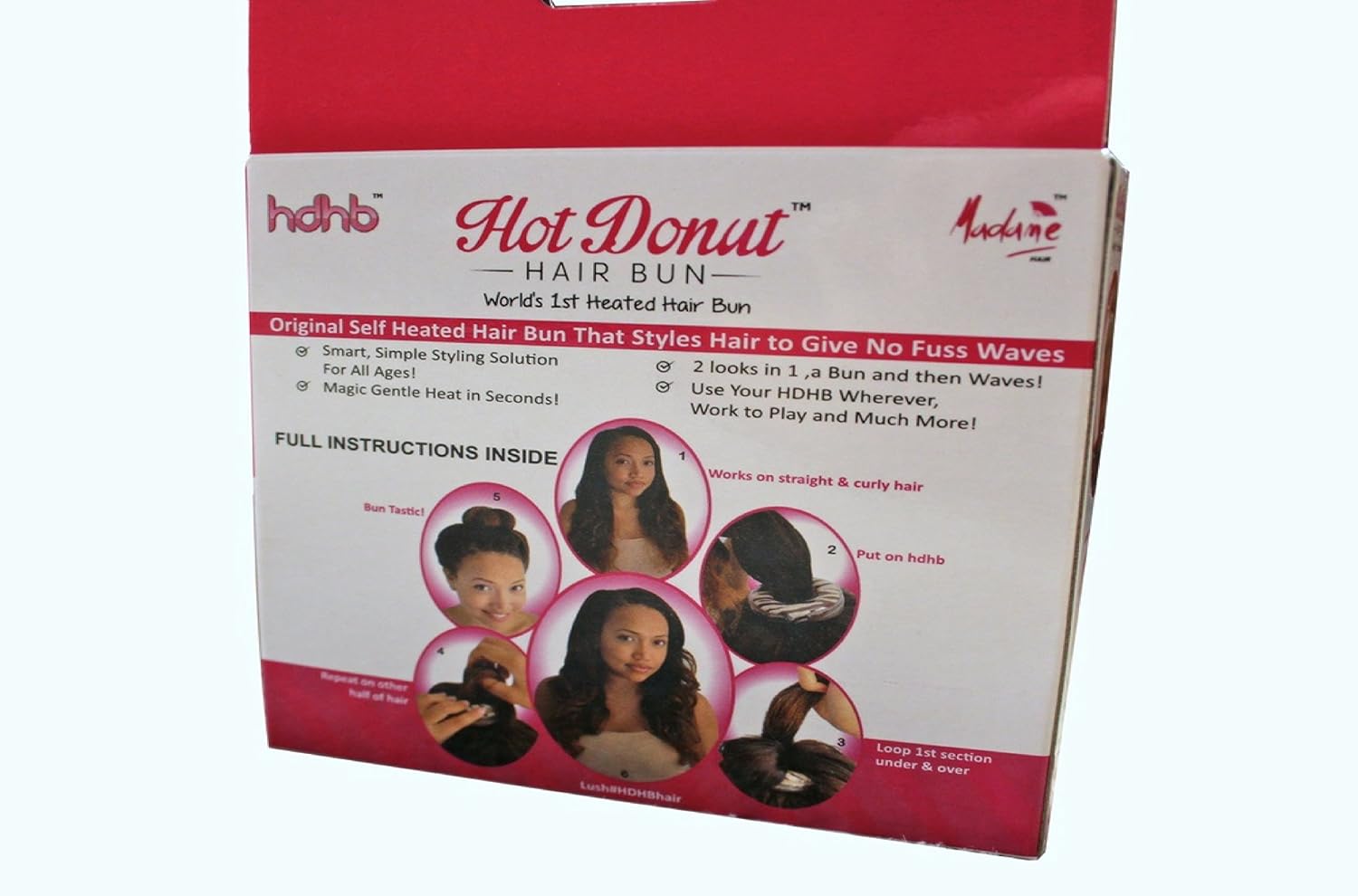 World S 1st Heated Hair Bun Amazon Co Uk Beauty