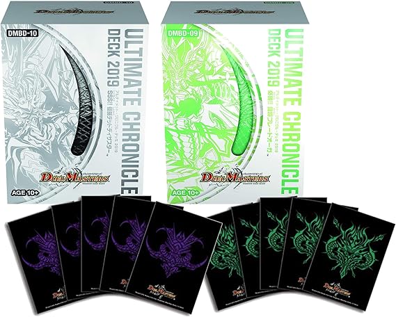 Amazon デュエル マスターズ Tcg Dmbd 10 アルティメット クロニクル デッキ 19 Sss 侵略デッドディザスター Dxカードプロテクト Dmbd 09 アルティメット クロニクル デッキ 19 必勝 闘将ブレードオーガ Dxカードプロテクト トレカ 通販