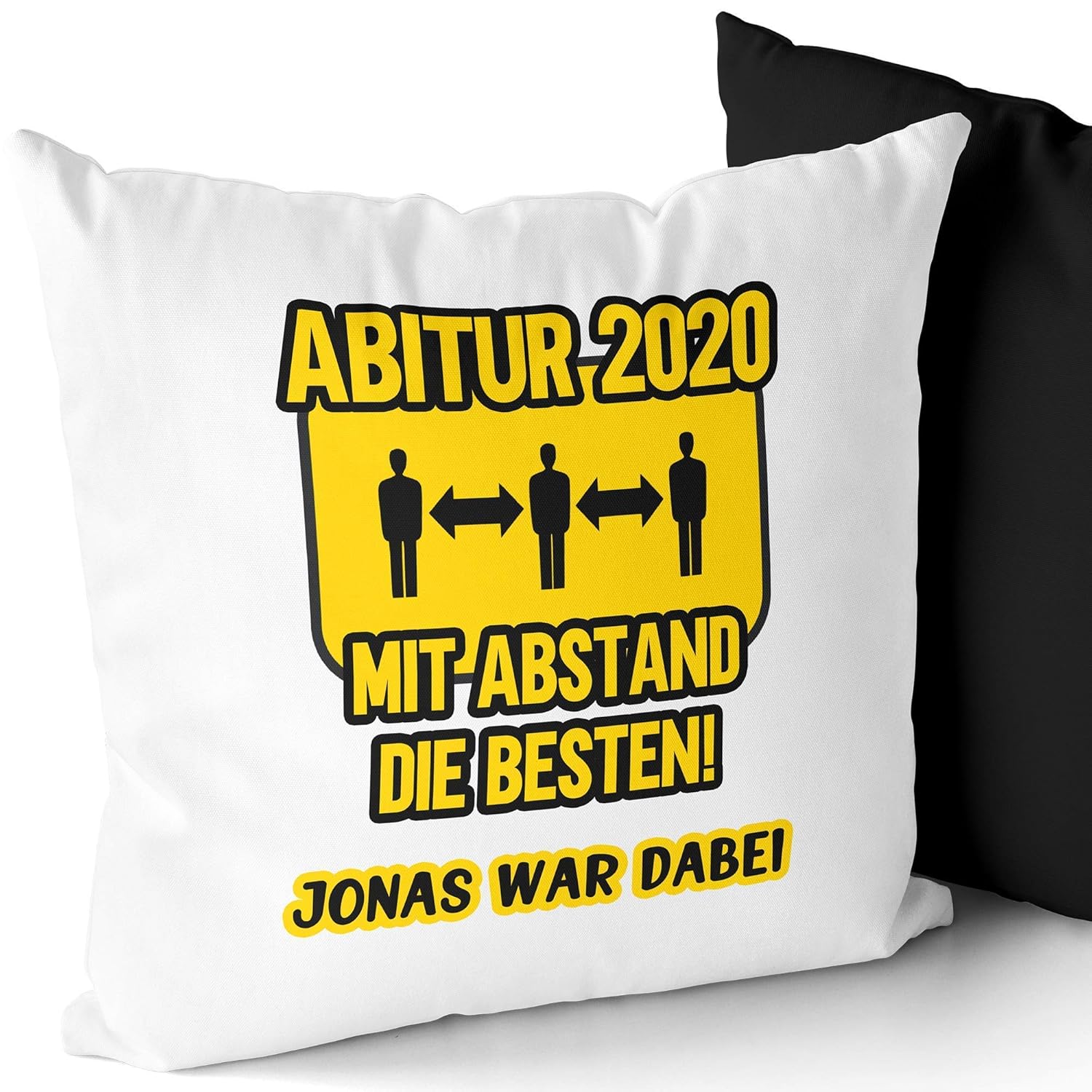 Küche & Haushalt Tassenbude 2-farbiges Kissen ...