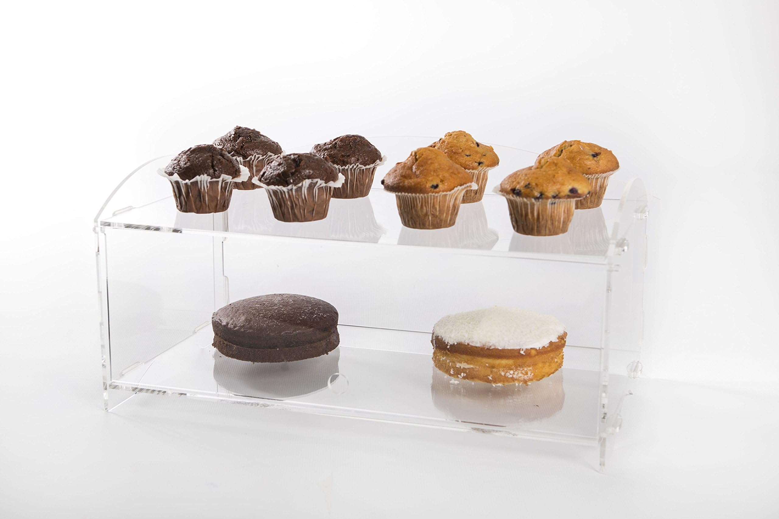 Acrylic Cake Cupcake & Pastry Display Cabinet 1 Tier Cake Display Unit