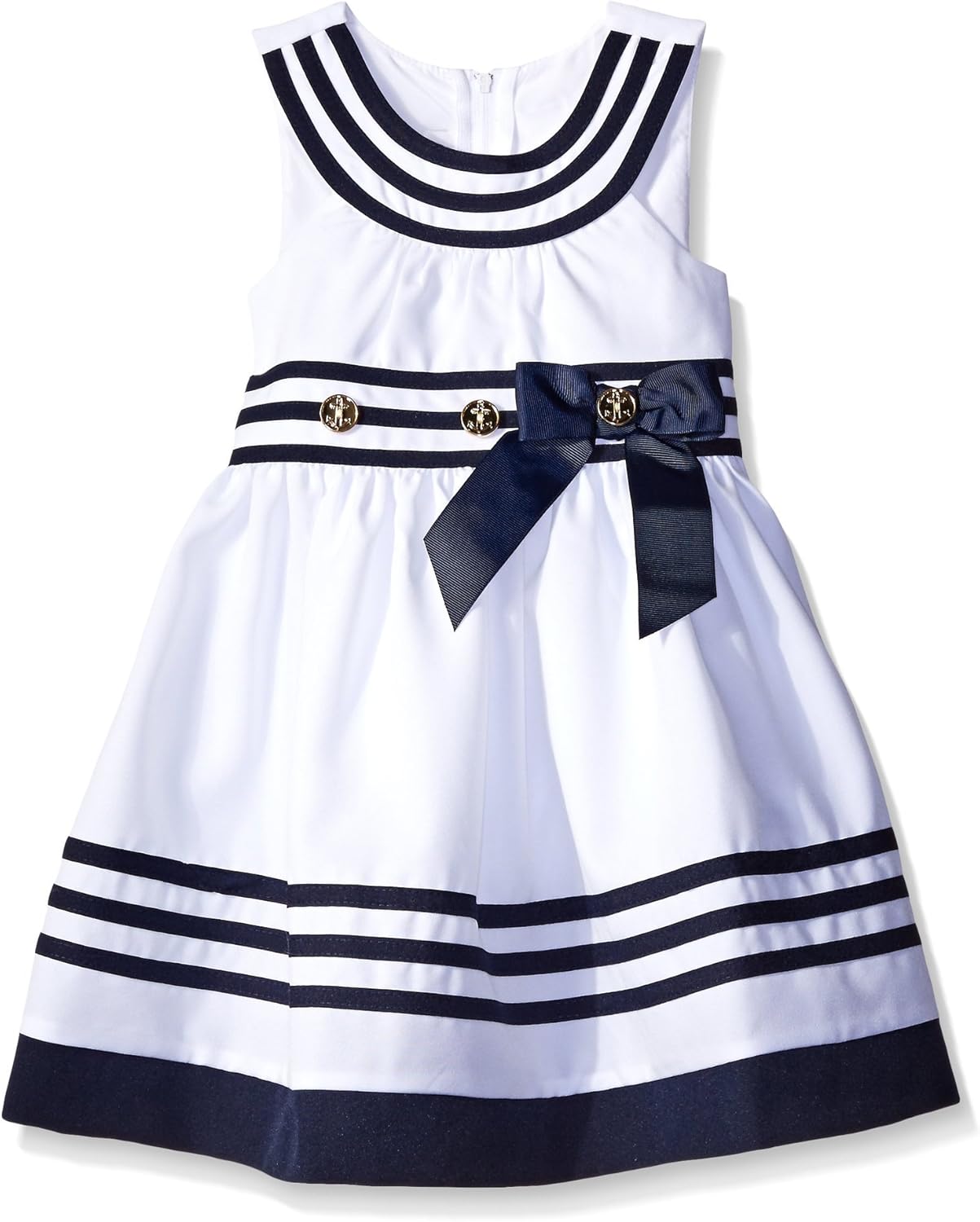 nautical flower girl dress
