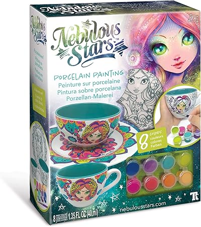 Nebulous Stars Porcelain Painting 