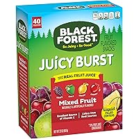 Black Forest Fruit Snacks Juicy Bursts, Mixed Fruit, 0.8 Ounce (40 Count)