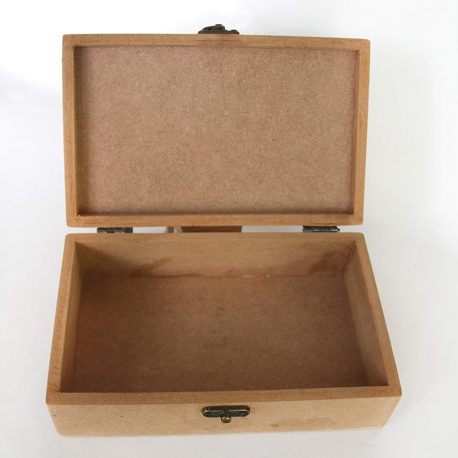 Buy IVEI DIY MDF Box Craft Plain MDF Wood Blank Rectangular Box for