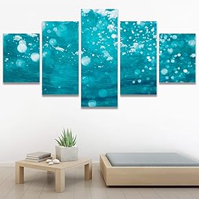 SIGNWIN 5 Panel Canvas Wall Art Modern Art...
