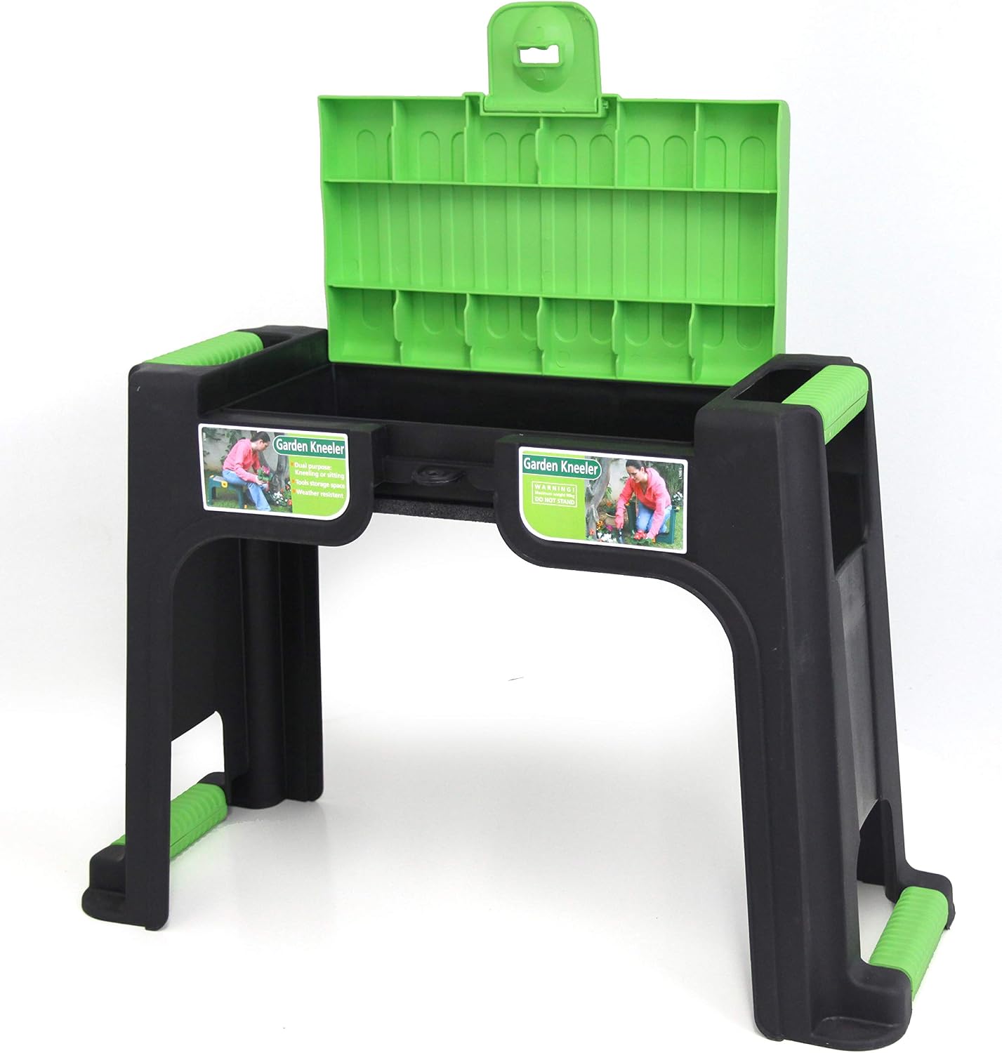 Tec Hit 390025 Garden Stool with Kneeling Rest, Multicolor (Black / Green), moyen - Image 3