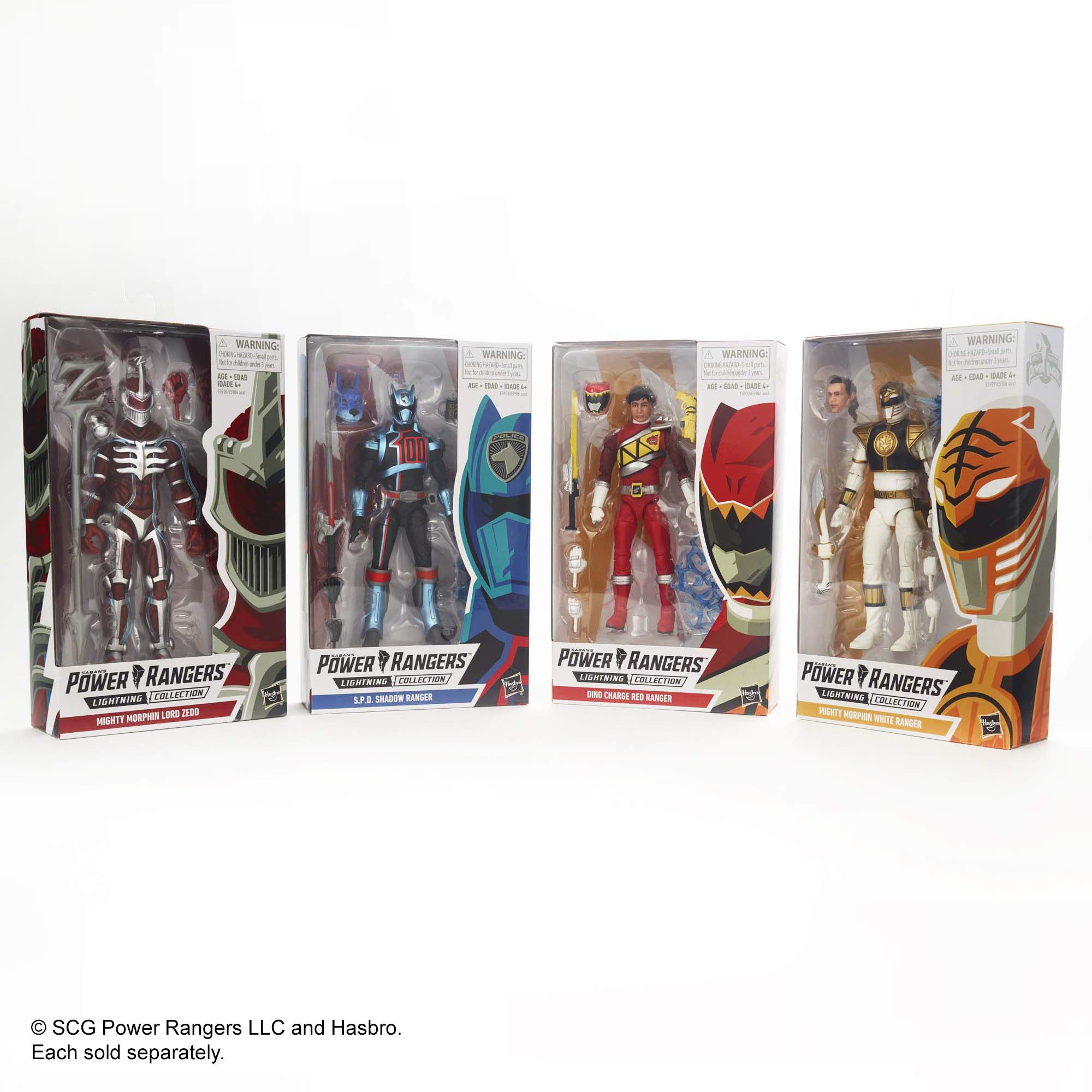 Power Rangers Hasbro Toys Lightning Collection 6-Inch Mighty Morphin White Ranger Collectible Action Figure - Image 6
