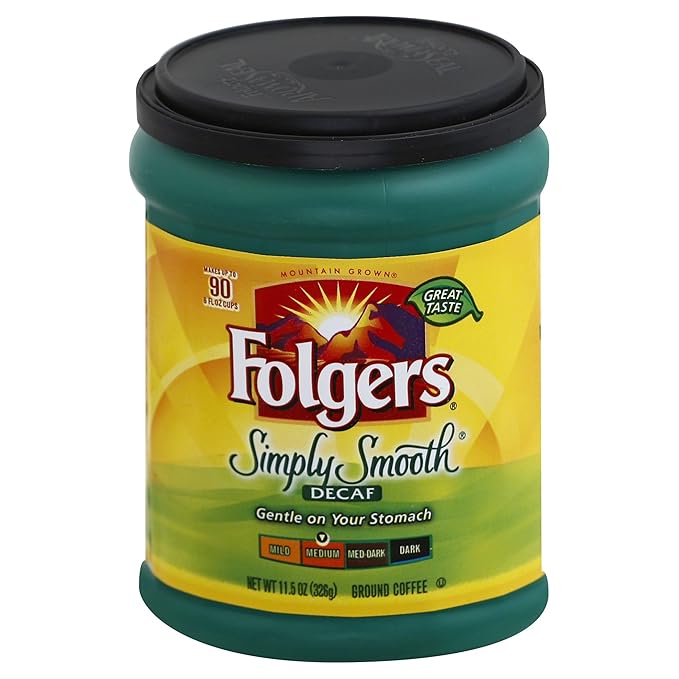 Folgers Simply Smooth Decaf Coffee, 11.5 Ounce Amazon.co.uk Grocery