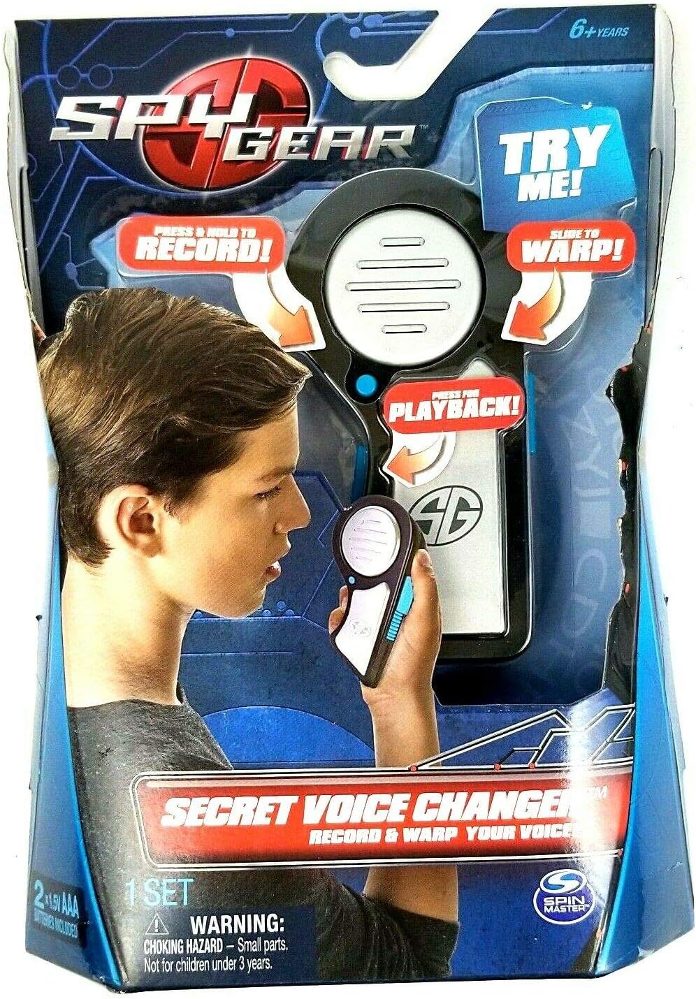 Amazon Com Spy Gear Secret Voice Changer Record And Warp Your Voice Toys Games