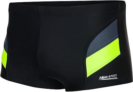 Aqua Speed® Herren Badehose | Schwimmhose | S-XXXL | Modern UV-Schutz | Chlor resistent | Kordelzug