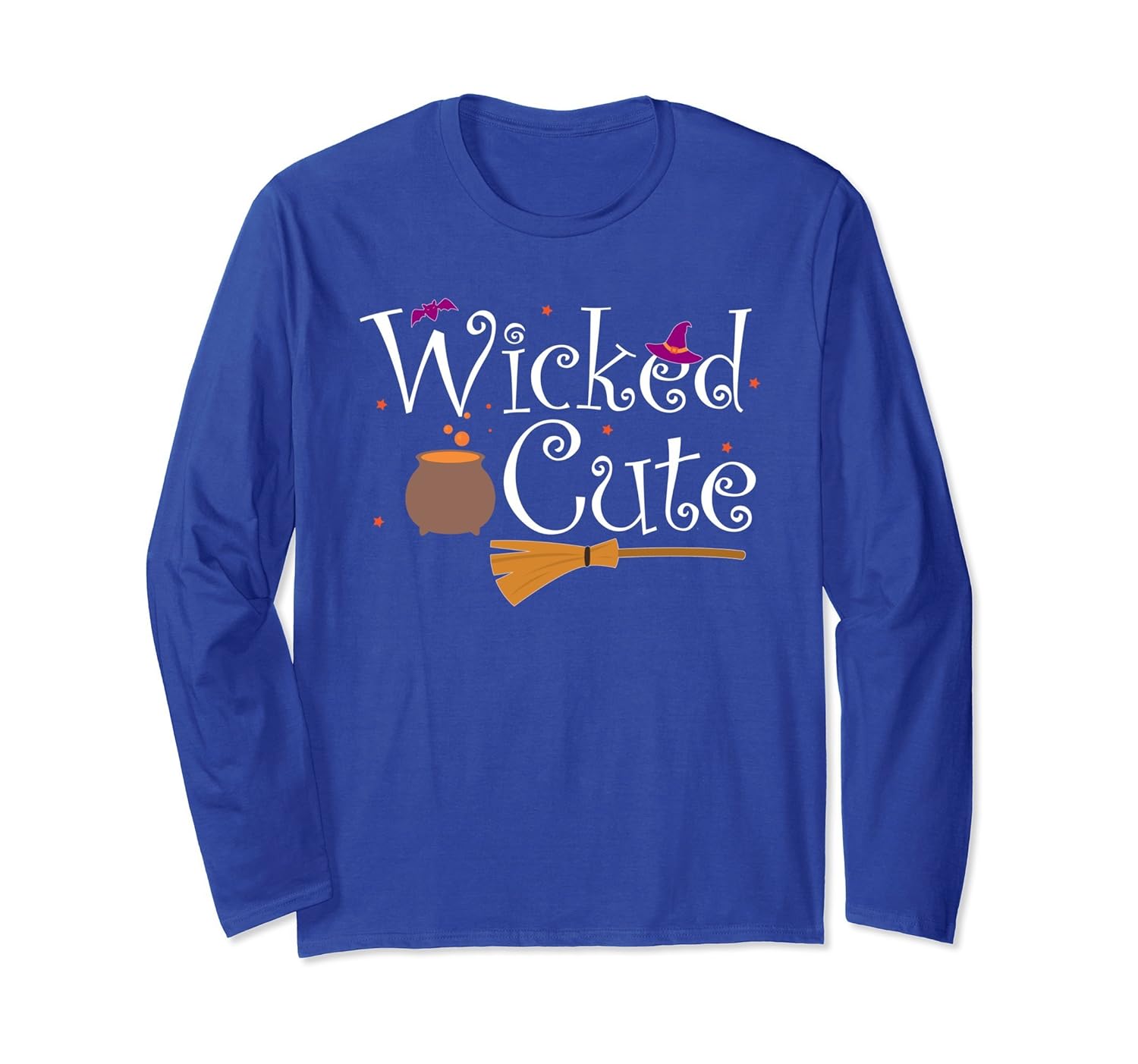 WICKED CUTE Funny Halloween Shirt Cute Costume Witch Broom- TPT