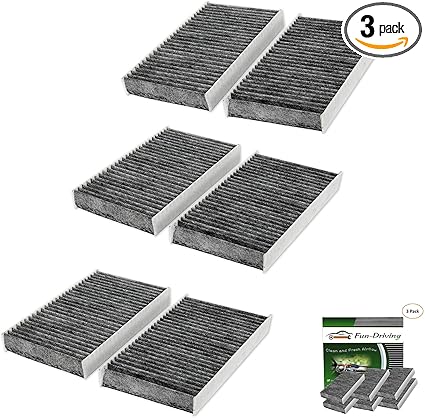 Amazon Com 3 Pack Cabin Air Filter For Honda Civic 2001 2005 Cr