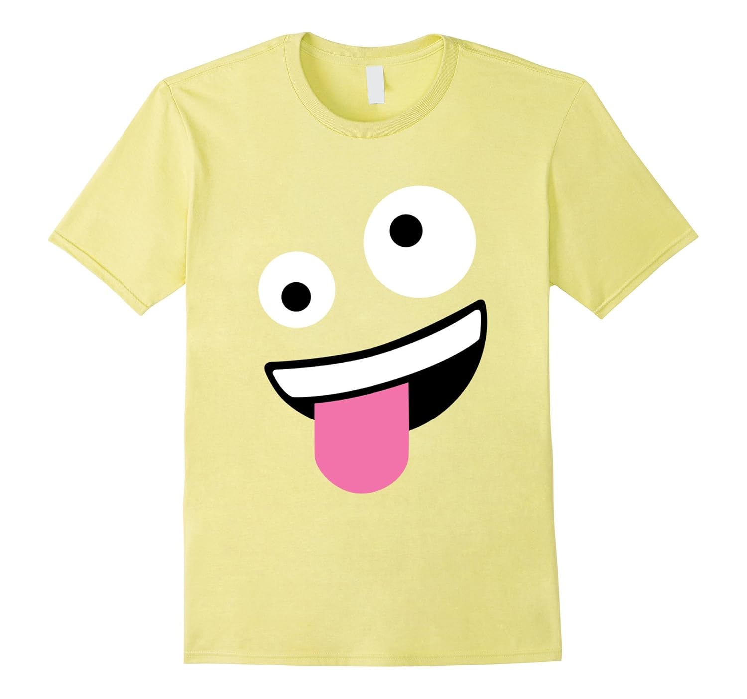 Wacky Emoji Face Halloween Costume T-Shirt-ANZ