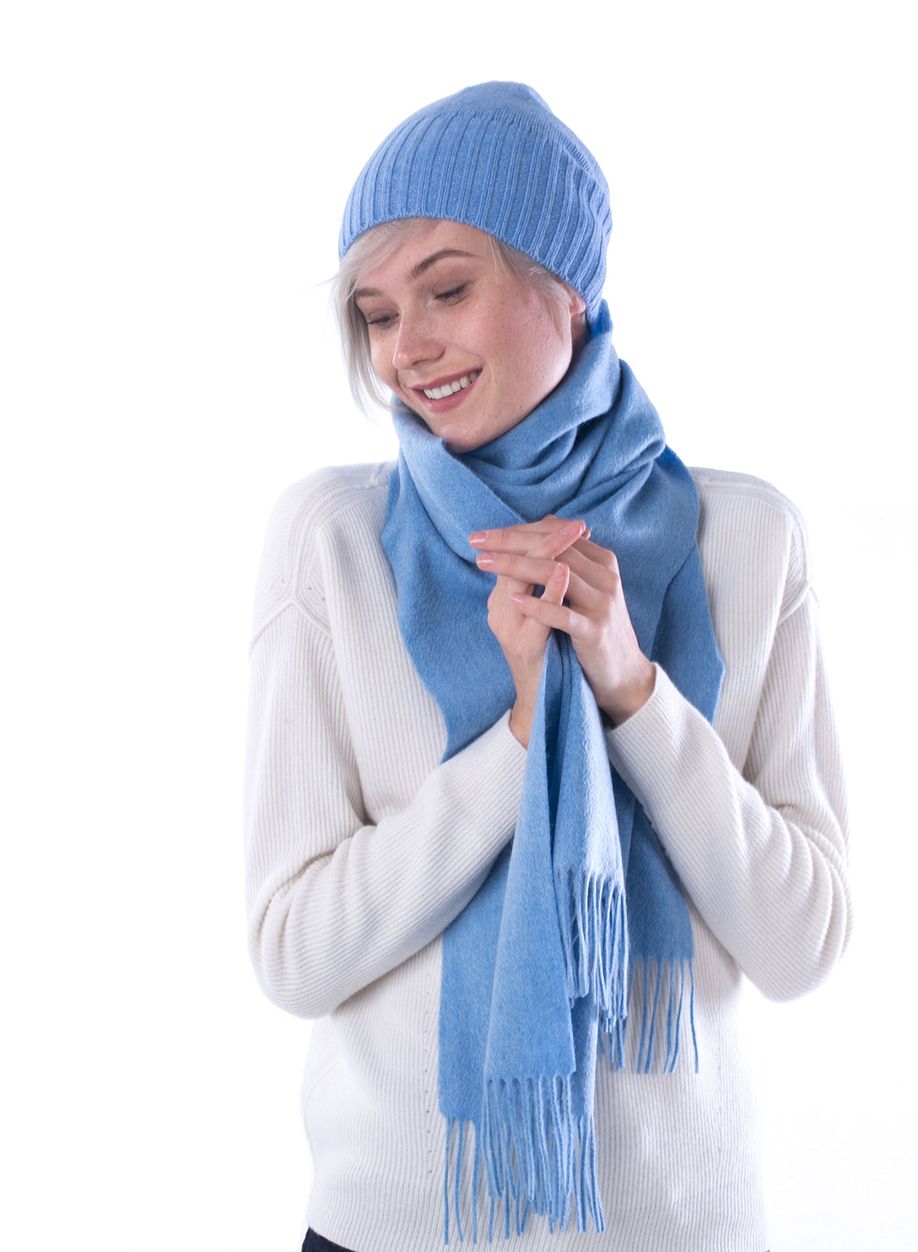 100% Pure Cashmere Winter Scarf Men Woman Solid Color - by cashmere 4 U 100% Pure Cashmere Winter Scarf Men Woman Solid Color - by cashmere 4 U