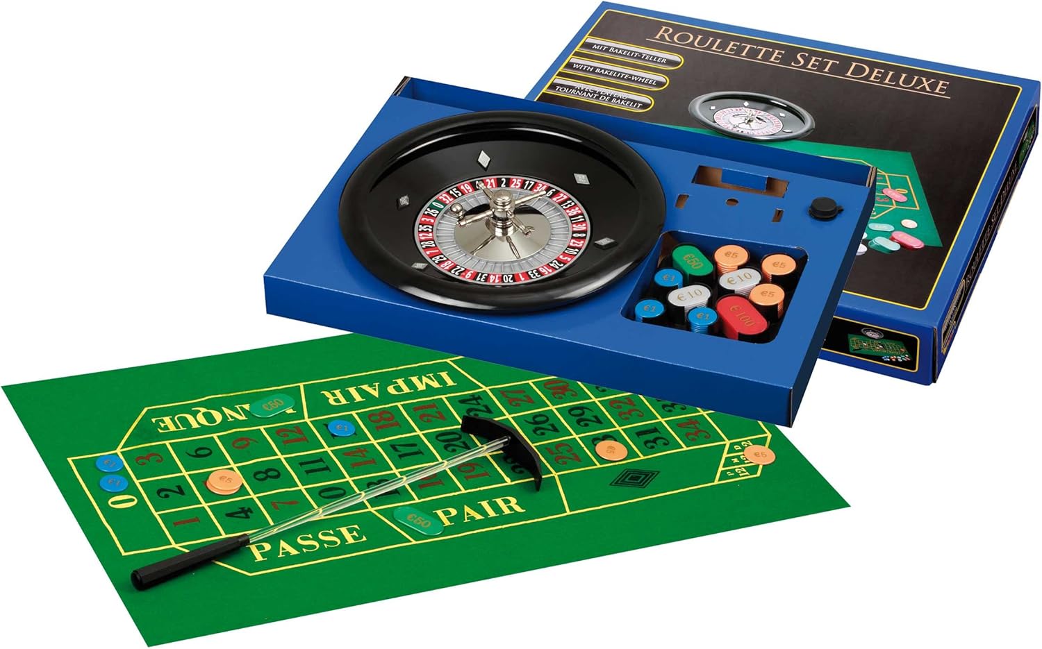 Philos Roulette Set with 30cm Bakelite Wheel by Toys & Games